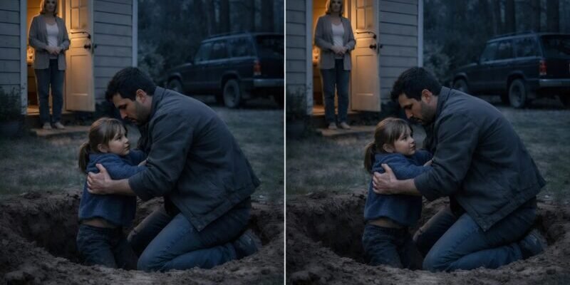 I found my daughter trembling in a four-foot hole in my mother-in-law's yard — that's how they had decided to "educate" her — and the first thing she whispered to me, terrified, was, "Daddy, don't look in the other hole..."