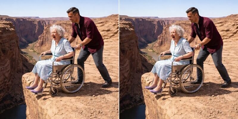 The rich son pushed his mother off the cliff for the inheritance, but at the very last moment, something happened that neither of them could have imagined.