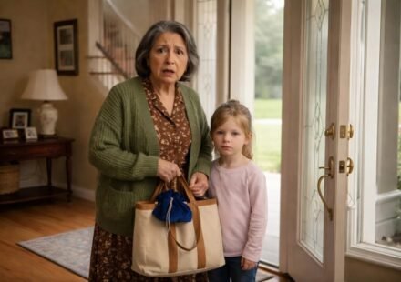 "Grandma, leave your bag, Mommy put something in it," my granddaughter whispered to me; what happened next simply broke my heart.