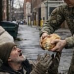 A young man snatched a piece of bread from a homeless man's hands, threw it on the ground, and began to stomp on it: all the witnesses were shocked by the boy's action, but soon something unexpected happened