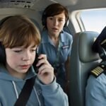 The two pilots lost consciousness simultaneously in mid-flight, and the lives of all passengers were in danger until an eleven-year-old girl entered the cockpit and softly uttered a few words that stunned everyone.