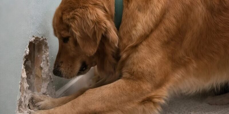 My dog ​​started furiously scratching the wall behind my eight-month-old daughter's bed: at first, we thought she'd just gone crazy, but when we looked inside the wall, we found something truly horrifying.