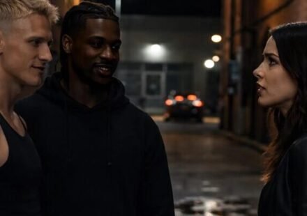 Thugs in a dark alley attacked a defenseless young girl, trying to rob her and using force, but what happened a few minutes later froze them in horror.