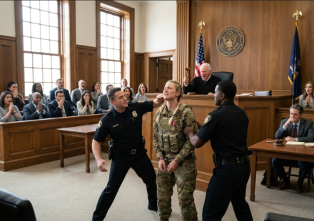 He called her medal a lie — Then she saved a man in court and silenced everyone