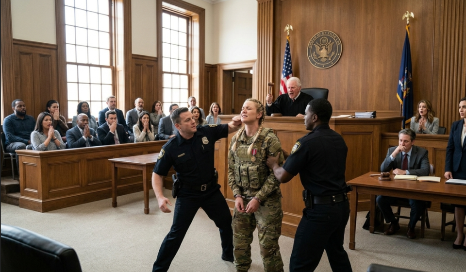 He called her medal a lie — Then she saved a man in court and silenced everyone