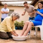 She ordered me to kneel and wash her feet at 78 years old… But a knock at the door changed EVERYTHING