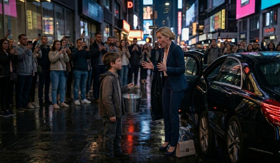 She yelled at a dirty boy in the street… but what happened next surprised everyone.