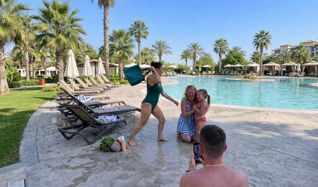 Eight months pregnant, I jumped into a swimming pool to save a drowning child… But what happened next surprised everyone.