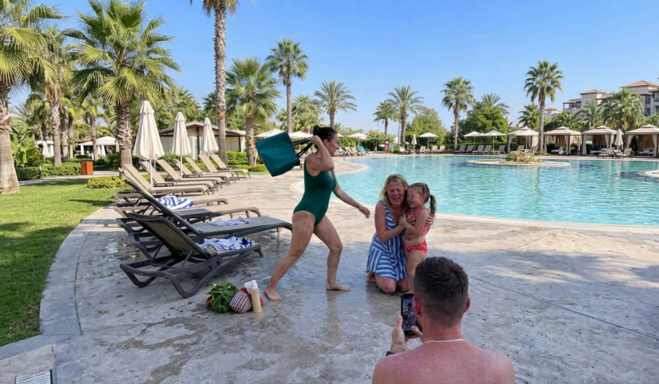 Eight months pregnant, I jumped into a swimming pool to save a drowning child… But what happened next surprised everyone.