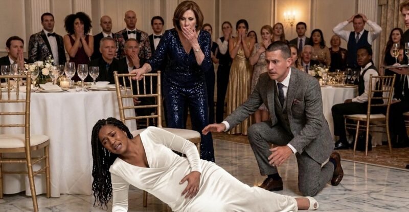 "When her mother-in-law suddenly pulled out the chair during dinner, the eight-months-pregnant woman fell hard... and her scream chilled the entire room."